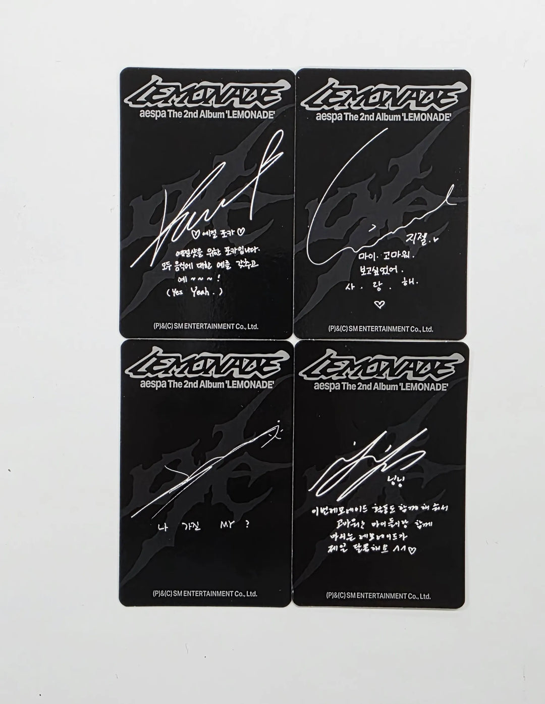 Aespa "LEMONADE" - Official Photocard (MUTANT Ver.) [26.05.29][Restocked06/01]