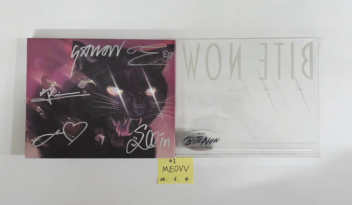 MEOVV "BITE NOW"  - Hand Autographed(Signed) Promo Album [26.06.04]