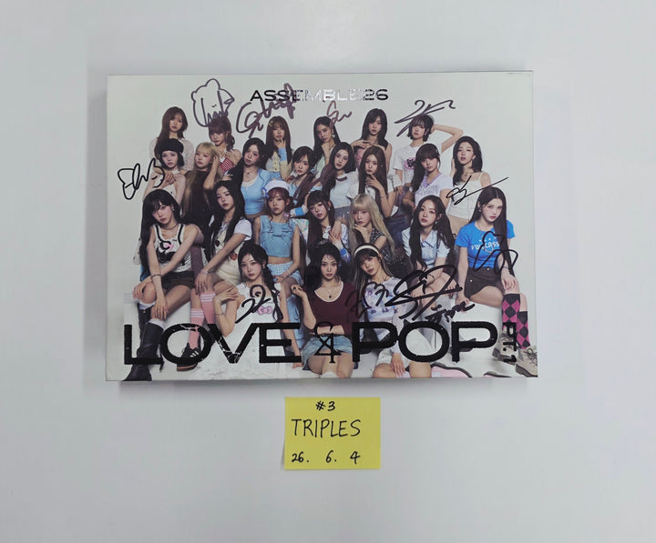 TripleS "LOVE&amp;POP pt.1" - Hand Autographed(Signed) Promo Album [26.06.04]