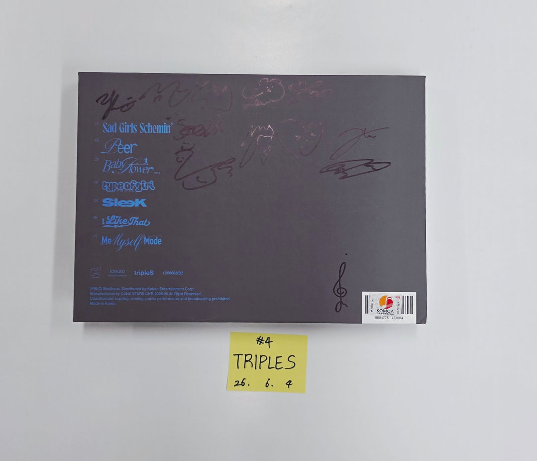 TripleS "LOVE&amp;POP pt.1" - Hand Autographed(Signed) Promo Album [26.06.04]