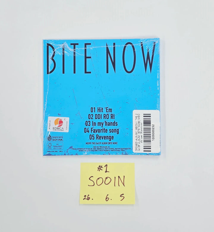 MEOVV "BITE NOW"  - Hand Autographed(Signed) Album [26.06.05]