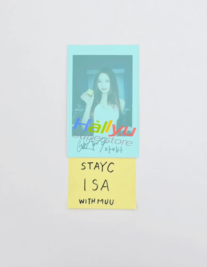 ISA (of StayC) - Hand Autographed(Signed) Polaroid [26.06.05]