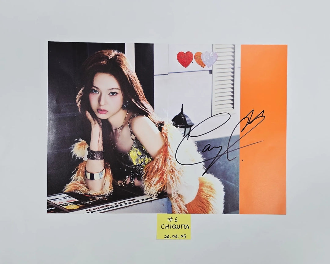 BABYMONSTER "WE GO UP" - Album A Cut Page From Fansign Event Album [26.06.05]