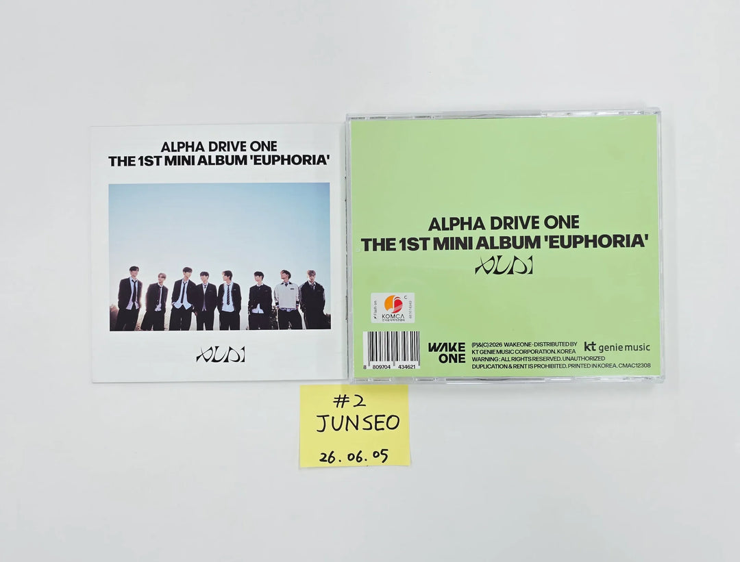 ALPHA DRIVE ONE "EUPHORIA" - Hand Autographed(Signed) Album [26.06.05]