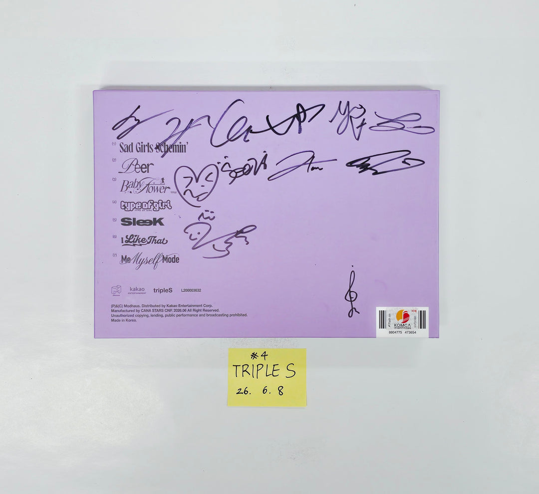 TripleS "LOVE&amp;POP pt.1" - Hand Autographed(Signed) Promo Album [26.06.08]