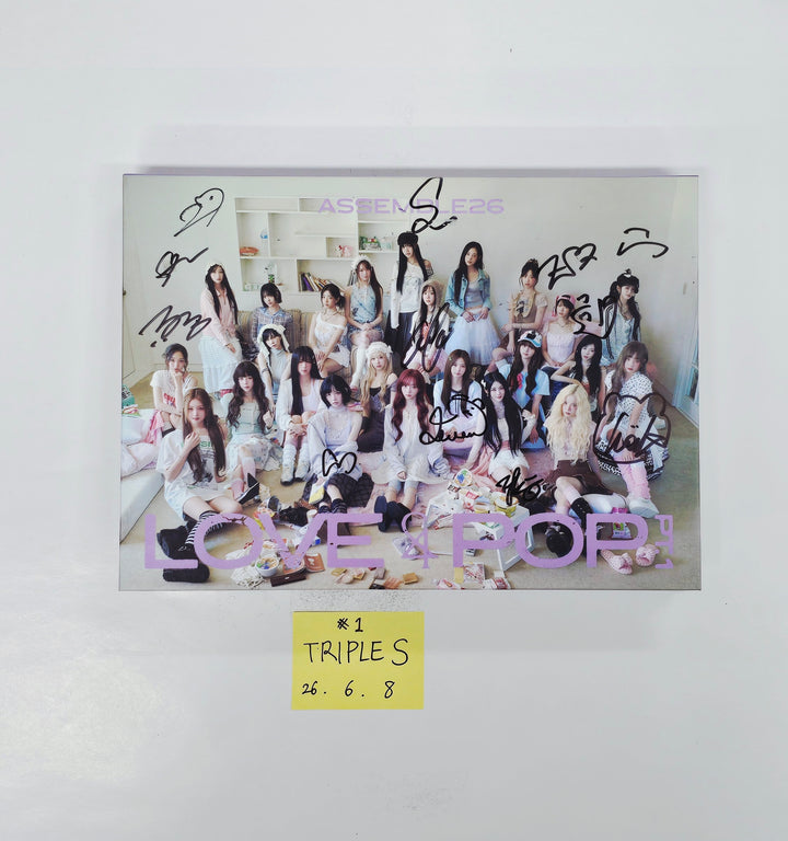 TripleS "LOVE&amp;POP pt.1" - Hand Autographed(Signed) Promo Album [26.06.08]
