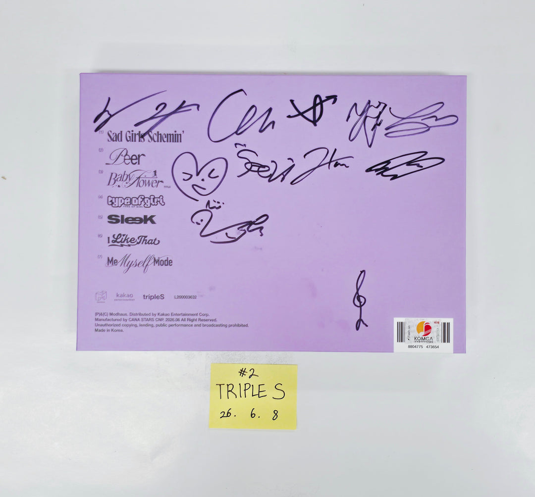 TripleS "LOVE&amp;POP pt.1" - Hand Autographed(Signed) Promo Album [26.06.08]