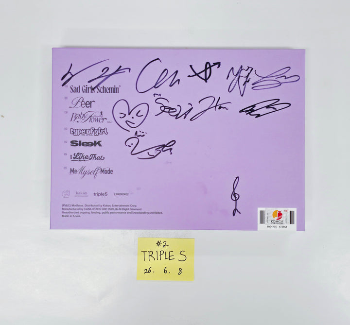 TripleS "LOVE&amp;POP pt.1" - Hand Autographed(Signed) Promo Album [26.06.08]