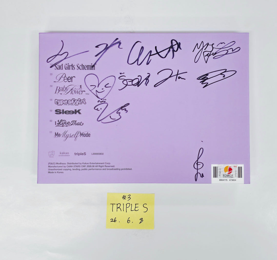 TripleS "LOVE&amp;POP pt.1" - Hand Autographed(Signed) Promo Album [26.06.08]