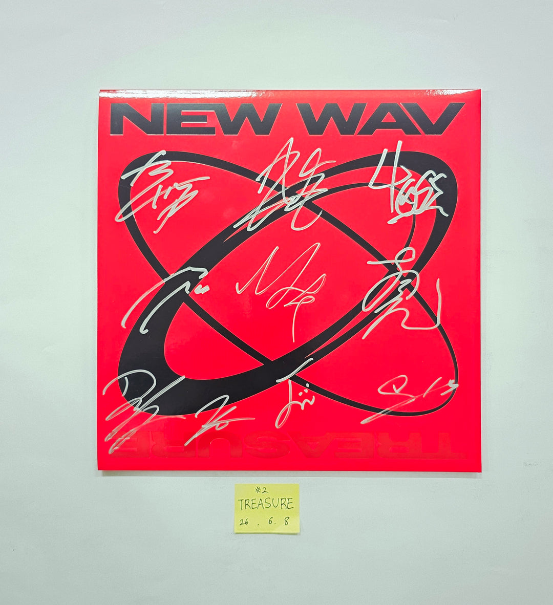 TREASURE "NEW WAV" - Hand Autograhped(Signed) Promo Album [26.06.08]