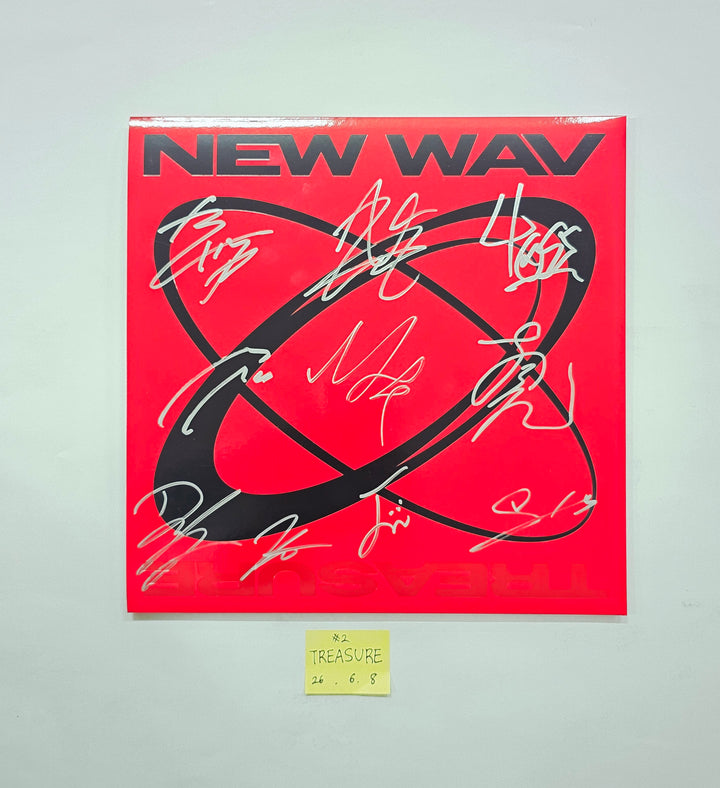 TREASURE "NEW WAV" - Hand Autograhped(Signed) Promo Album [26.06.08]