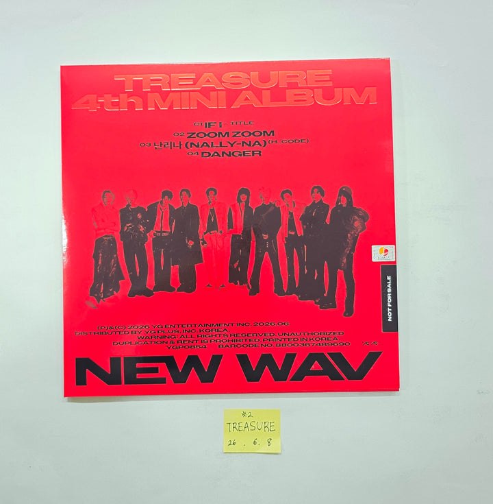 TREASURE "NEW WAV" - Hand Autograhped(Signed) Promo Album [26.06.08]