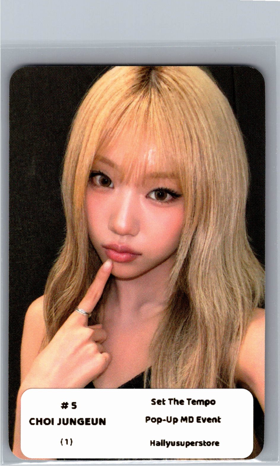 IZNA "SET THE TEMPO" - POP-UP Store Official MD Event Photocard [26.06.09]
