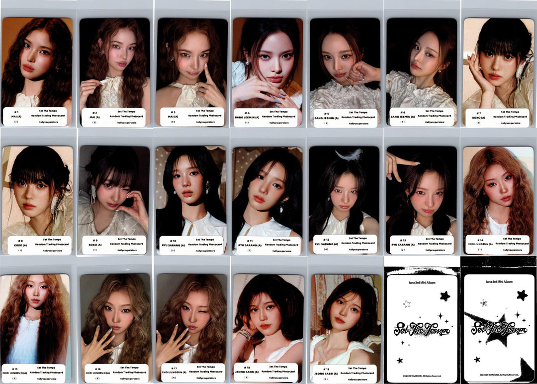 IZNA "SET THE TEMPO" - POP-UP Store Random Trading Photocard (A Ver.) [26.06.09]