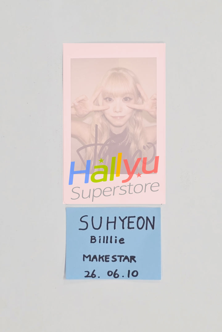 SUHYEON (of Billlie) - Hand Autographed(Signed) Polaroid [26.06.10]