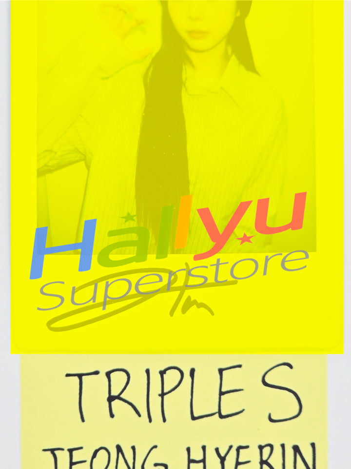 HYERIN (of TripleS) - Hand Autographed(Signed) Polaroid [26.06.11]