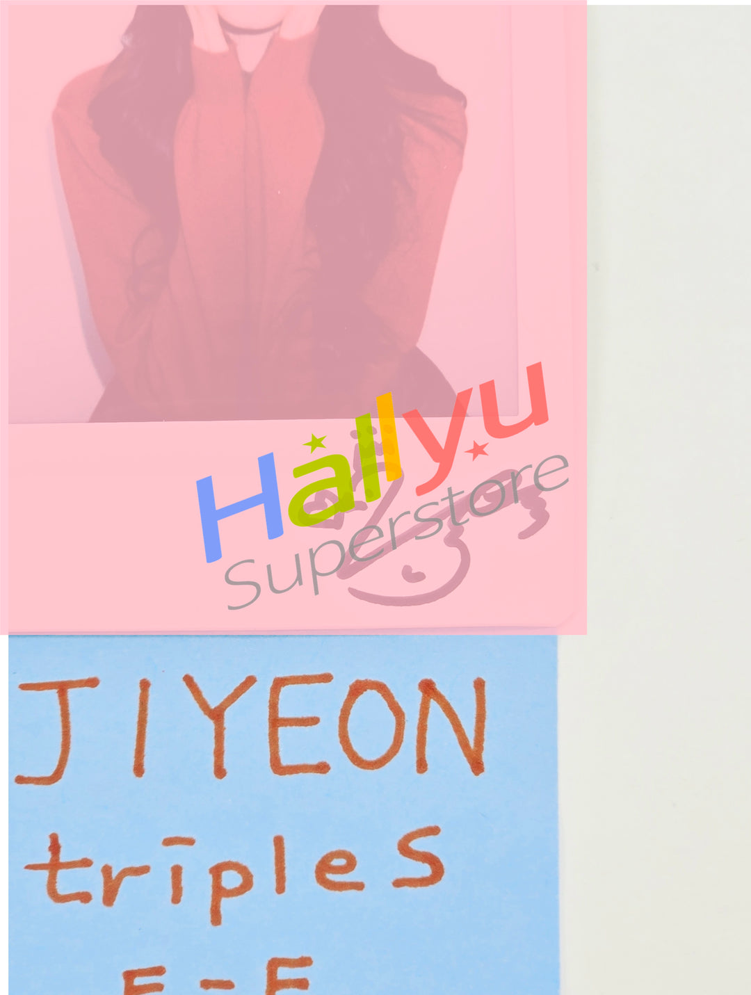 JiYeon (of TripleS) - Hand Autographed(Signed) Polaroid [26.06.16]