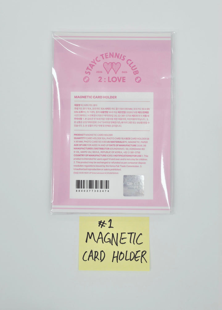 StayC "2:LOVE" -  STAYC TENNIS CLUB POP-UP CAFE Official MD [26.6.17]