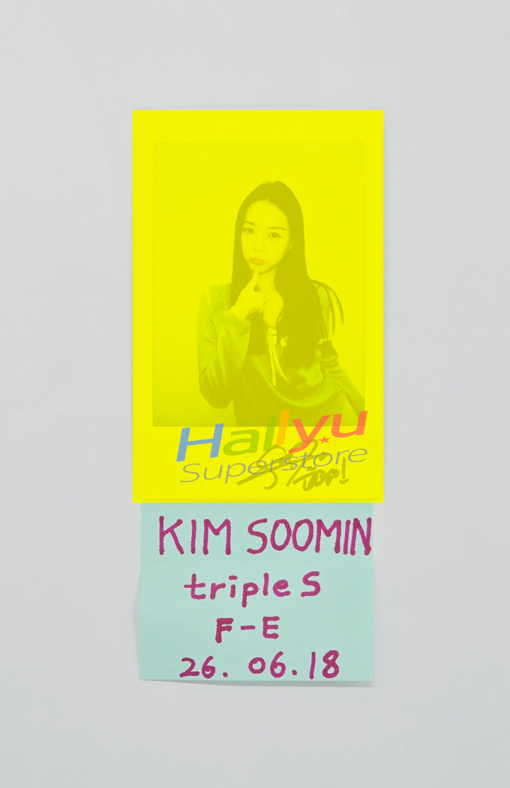 SooMin (of TripleS) - Hand Autographed(Signed) Polaroid [26.06.18]