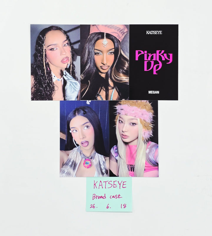KATSEYE "PINKY UP" - Broadcast Photocard Set (5ea) [26.6.18]