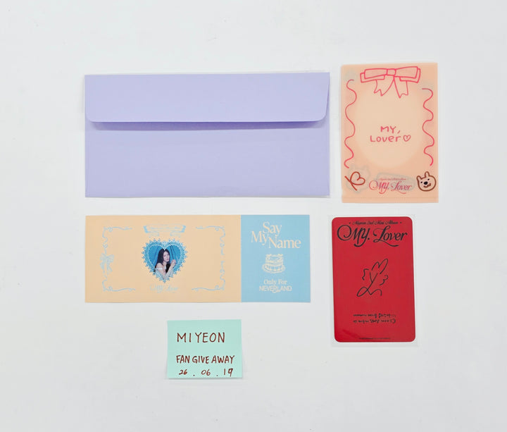 MIYEON (of I-dle) "MY, Lover" - Broadcast Fan Giveaway Set [26.06.19]