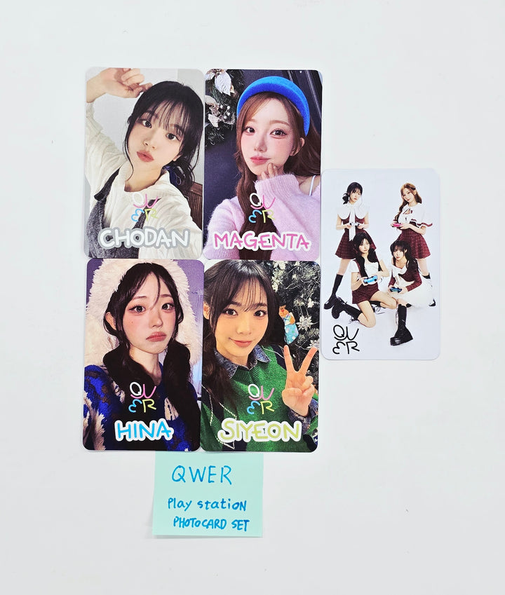 QWER - Play Station Event Photocard set (5ea) [26.06.19]