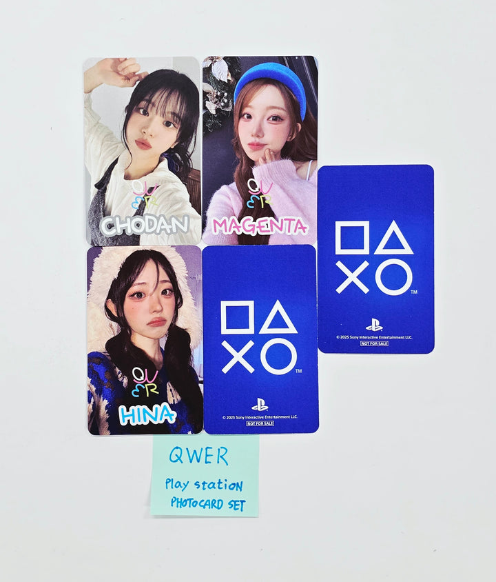 QWER - Play Station Event Photocard set (5ea) [26.06.19]