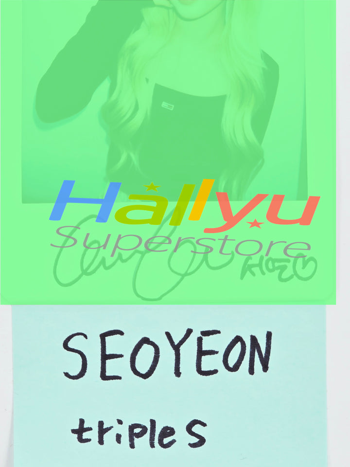 SEOYEON (of TripleS) - Hand Autographed(Signed) Polaroid [26.06.19]