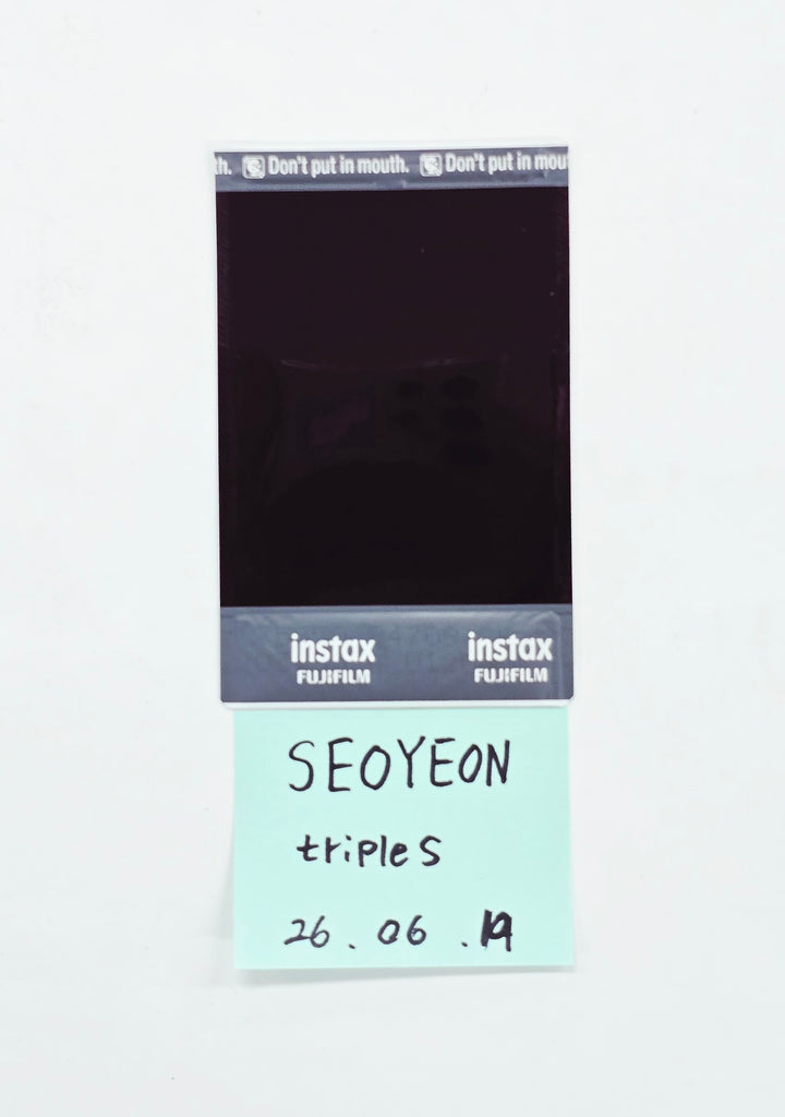 SEOYEON (of TripleS) - Hand Autographed(Signed) Polaroid [26.06.19]