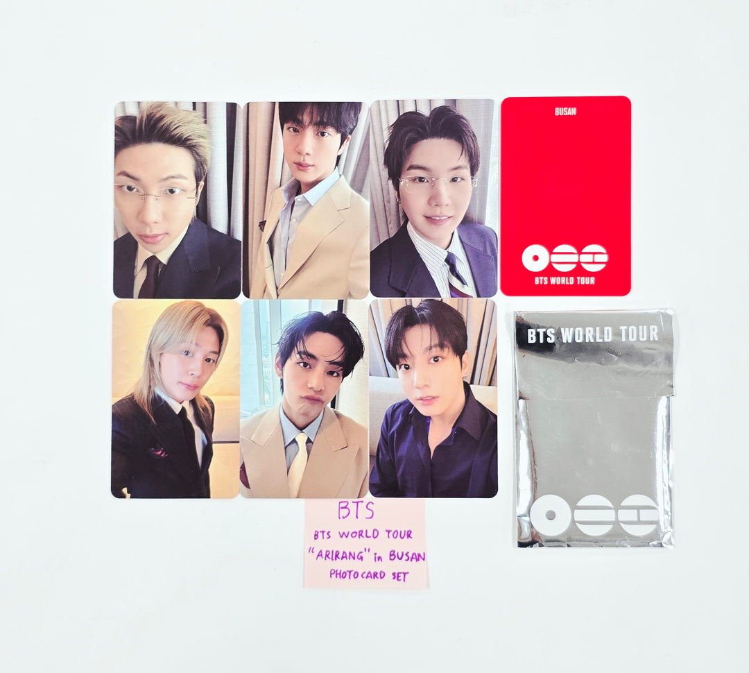 BTS - BTS World Tour "Arirang" in Busan Fan Giveaway Photocard Set (7ea) [26.06.22]