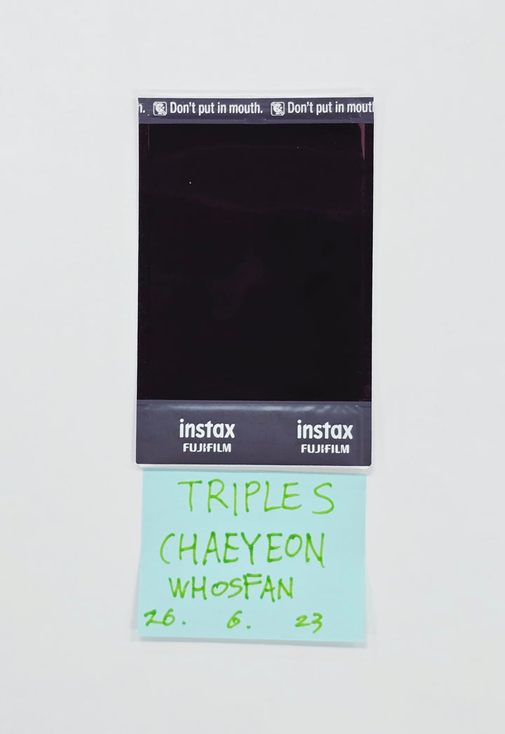 CHAEYEON (of TripleS) - Hand Autographed(Signed) Polaroid [26.06.23]
