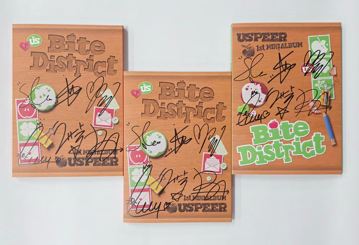 USPEER "BITE DISTRICT" - Hand Autographed(Signed) Promo Album [26.06.25]