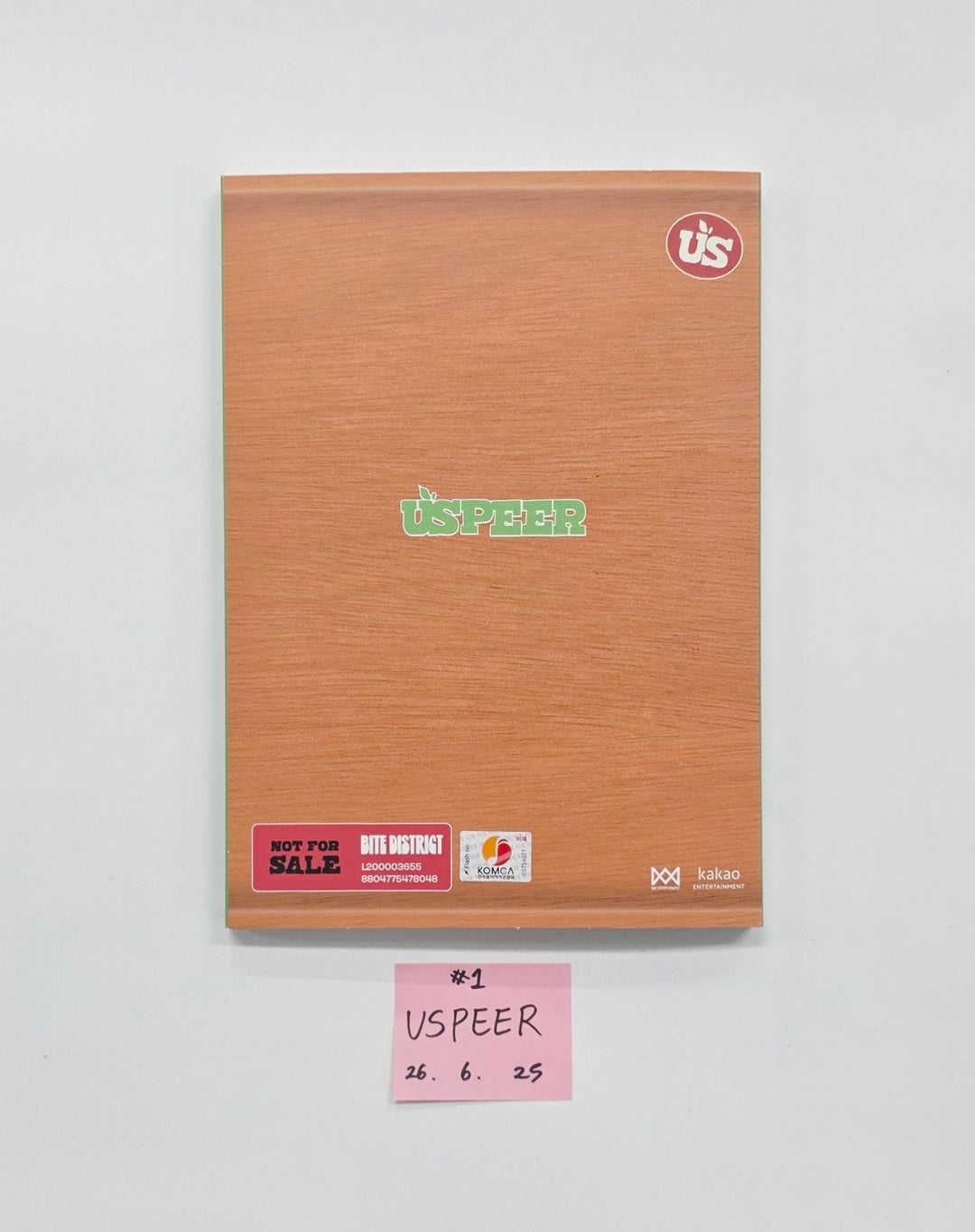 USPEER "BITE DISTRICT" - Hand Autographed(Signed) Promo Album [26.06.25]