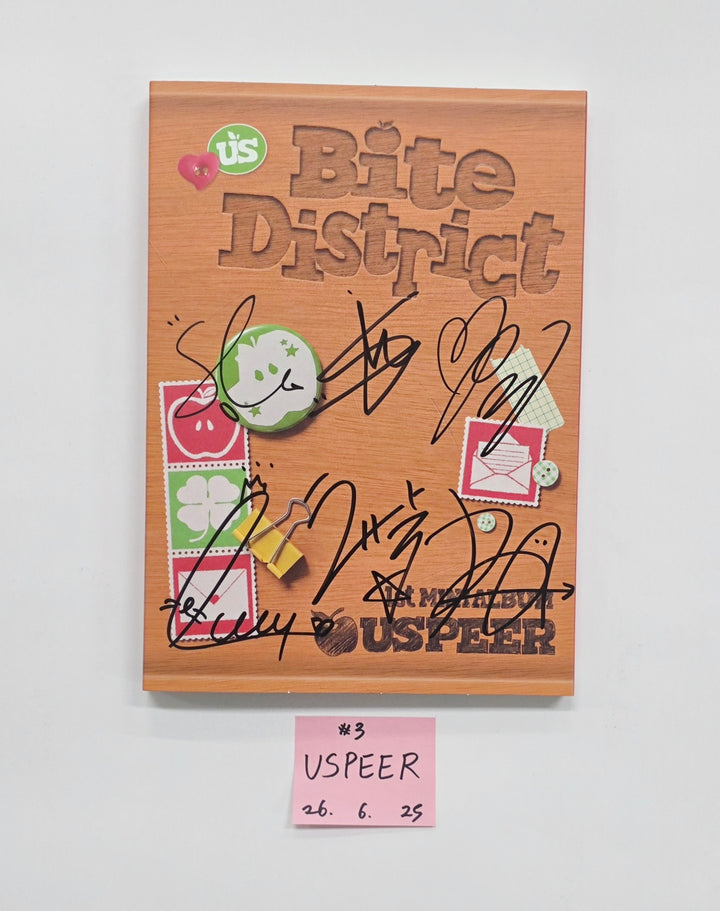 USPEER "BITE DISTRICT" - Hand Autographed(Signed) Promo Album [26.06.25]