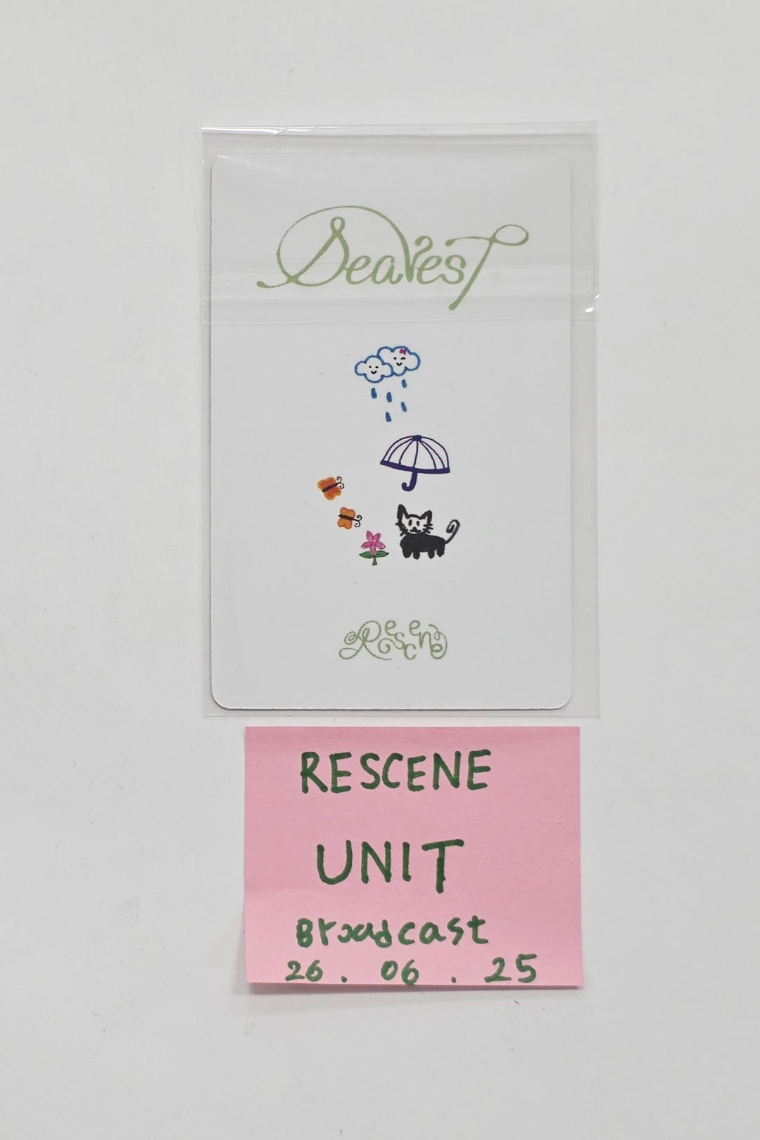 RESCENE - Broadcast Unit Photocard [26.06.25]