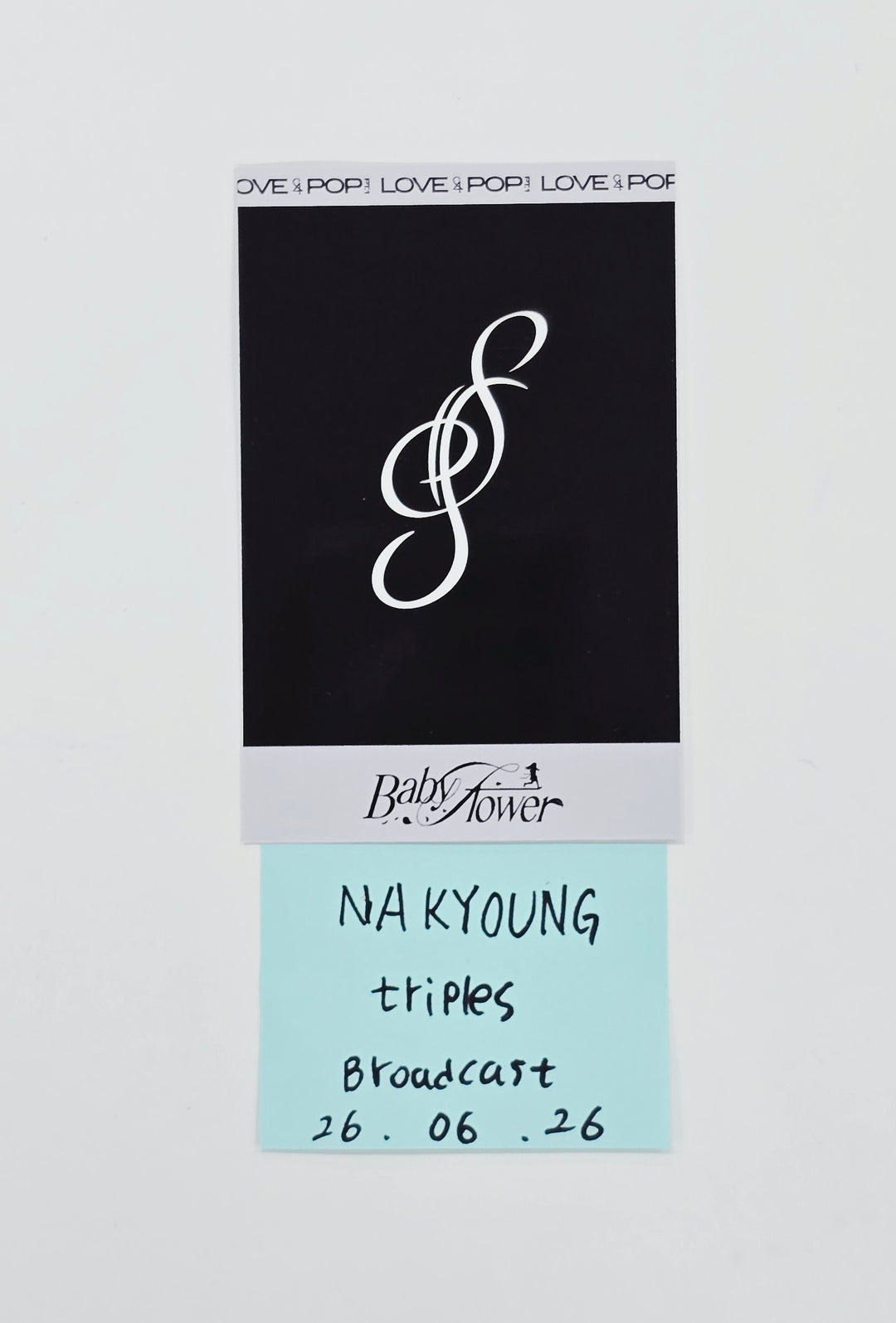 NAKYOUNG (of Triples) - Broadcast Polaroide type Photocard [26.06.26]