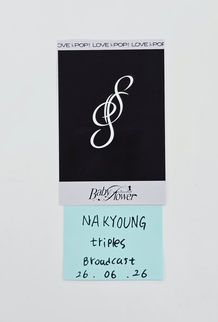 NAKYOUNG (of Triples) - Broadcast Polaroide type Photocard [26.06.26]