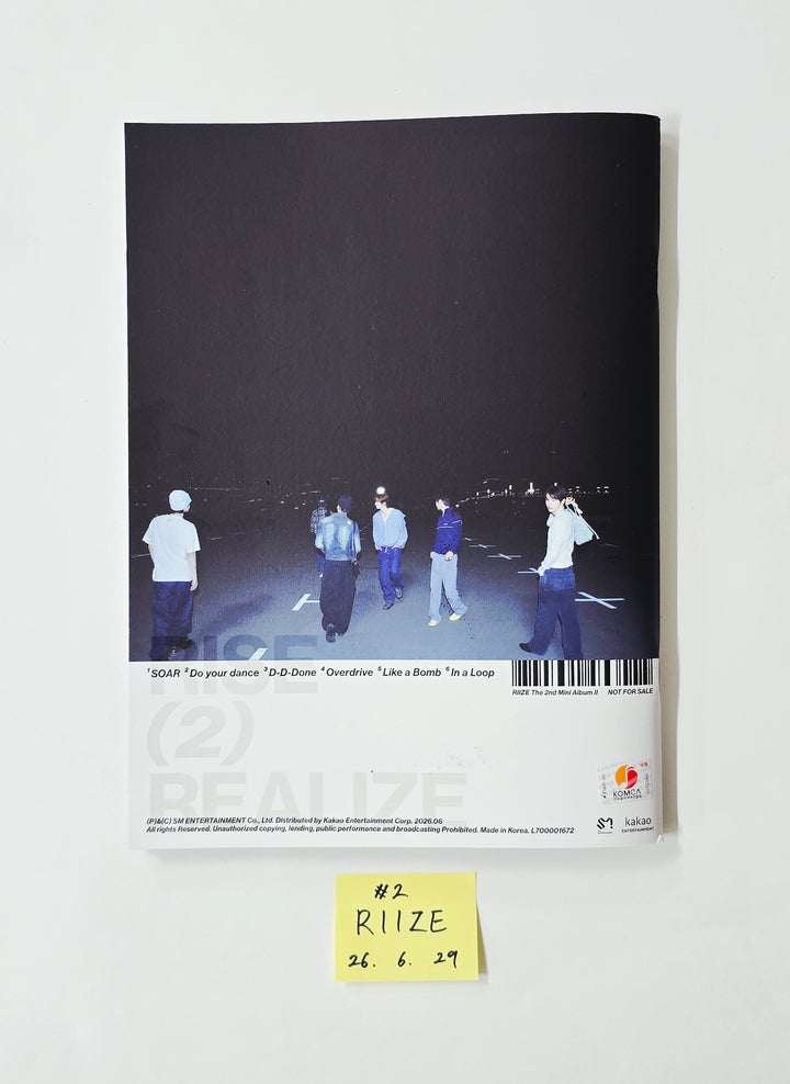 RIIZE "II" - Hand Autographed(Signed) Promo Album [26.06.29]