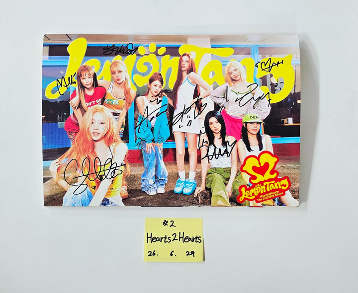 Hearts2Hearts “Lemon Tang” - Hand Autographed(Signed) Promo Album [26.06.29]