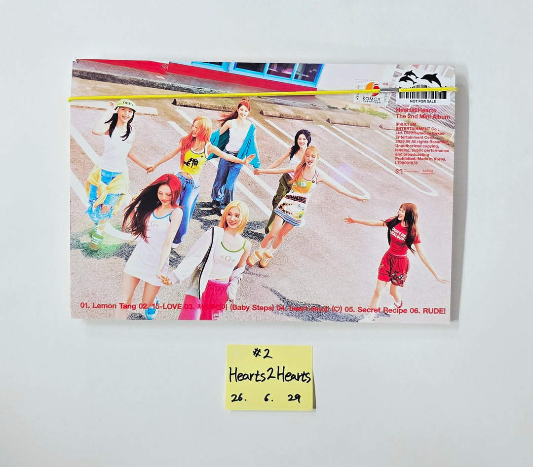Hearts2Hearts “Lemon Tang” - Hand Autographed(Signed) Promo Album [26.06.29]