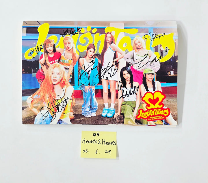 Hearts2Hearts “Lemon Tang” - Hand Autographed(Signed) Promo Album [26.06.29]