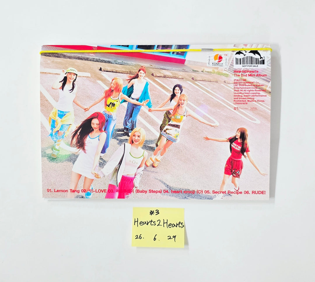 Hearts2Hearts “Lemon Tang” - Hand Autographed(Signed) Promo Album [26.06.29]