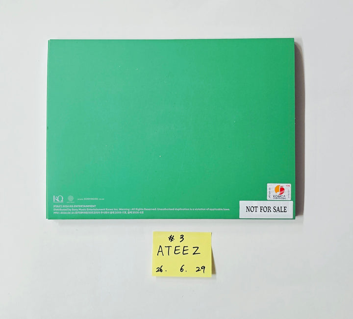 ATEEZ "GOLDEN HOUR : Part.5" - Hand Autographed(Signed) Promo Album [26.06.29]