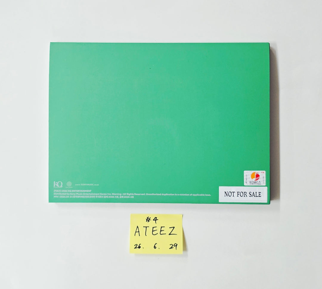 ATEEZ "GOLDEN HOUR : Part.5" - Hand Autographed(Signed) Promo Album [26.06.29]