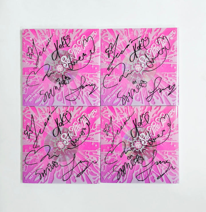 IZNA "SET THE TEMPO" - Hand Autographed(Signed) Promo Album [26.06.29]