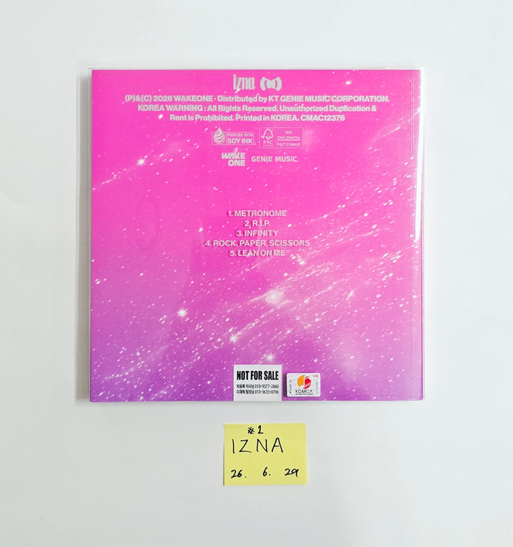 IZNA "SET THE TEMPO" - Hand Autographed(Signed) Promo Album [26.06.29]