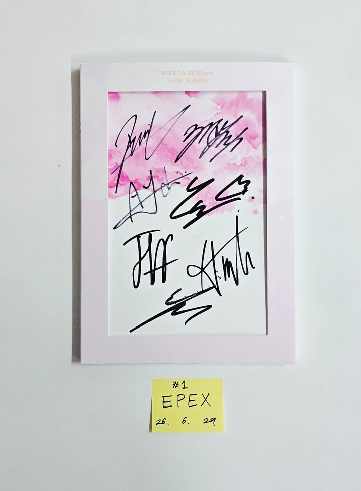 EPEX "소화(韶華) : Epilogue" - Hand Autographed(Signed) Promo Album [26.06.29]