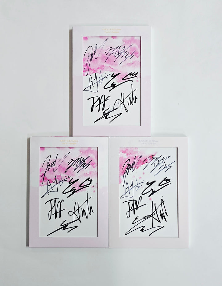 EPEX "소화(韶華) : Epilogue" - Hand Autographed(Signed) Promo Album [26.06.29]