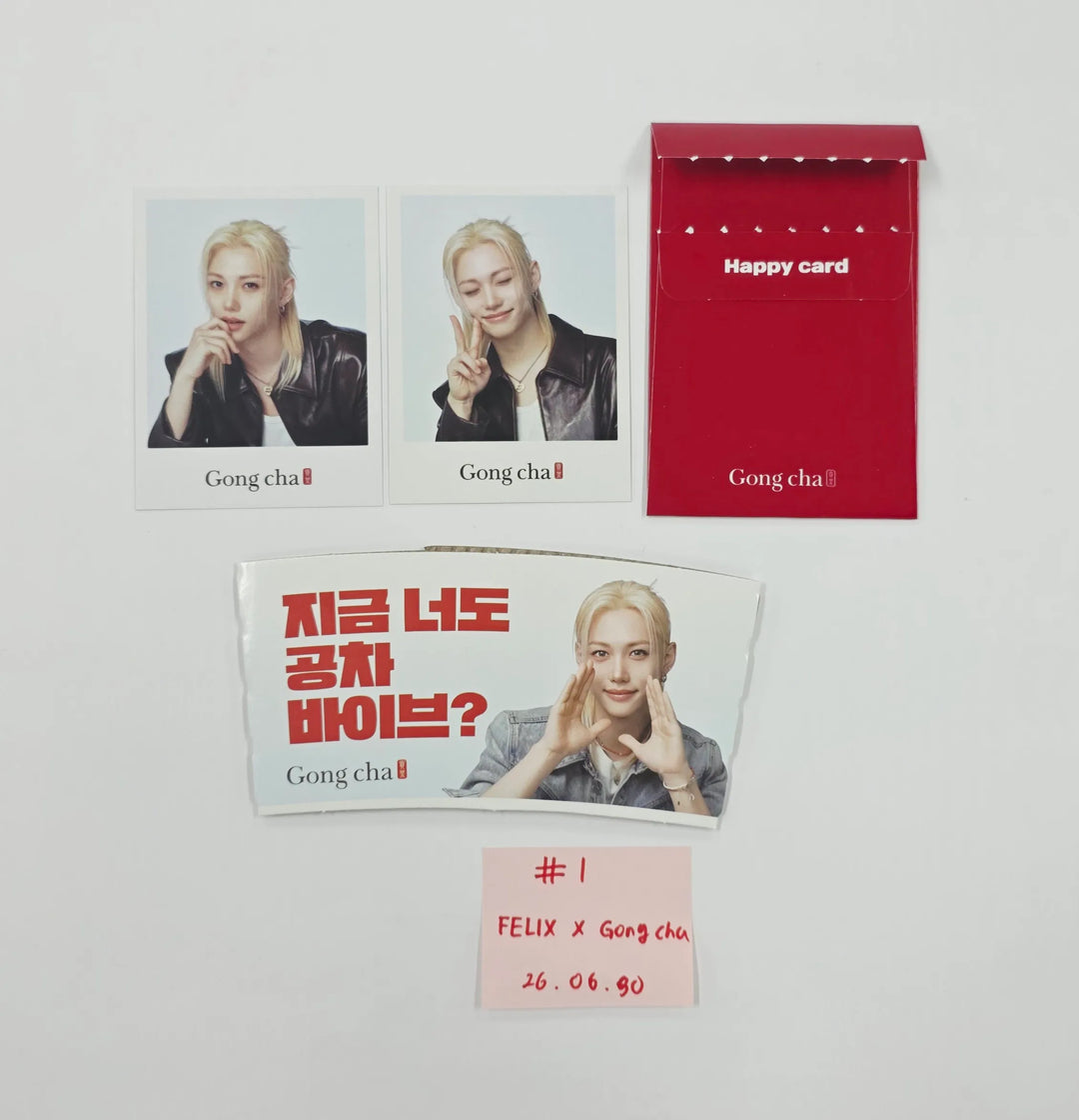 FELIX (of Stray Kids) - Gong cha Happy Card [26.06.30]