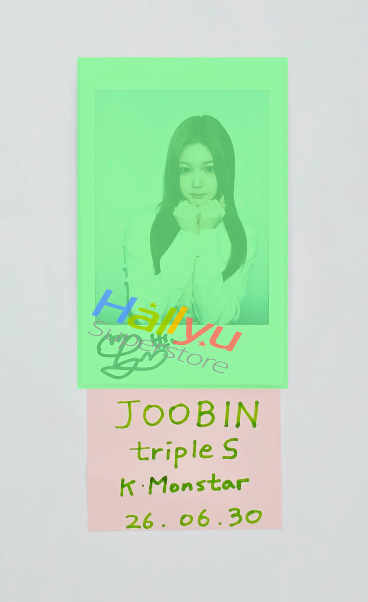 JOOBIN (of TripleS) - Hand Autographed(Signed) Polaroid [26.06.30]
